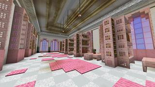 Screenshot of the Minecraft Bedrock Marketplace product Cherry Blossom Castle created by Razzleberries.