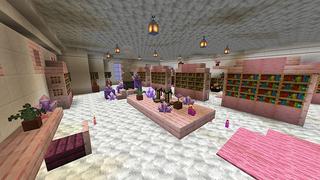 Screenshot of the Minecraft Bedrock Marketplace product Cherry Blossom Castle created by Razzleberries.