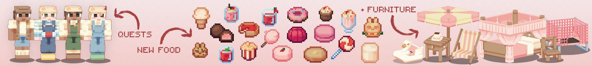 Panorama of the Minecraft Bedrock Marketplace product Cherry Dream House created by Razzleberries.