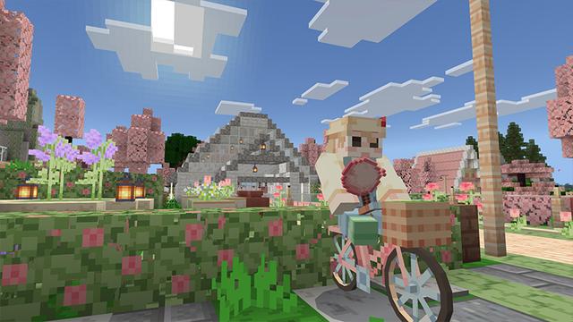 Screenshot of the Minecraft Bedrock Marketplace product Cherry Dream House created by Razzleberries.