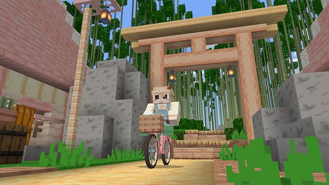 Screenshot of the Minecraft Bedrock Marketplace product Cherry Dream House created by Razzleberries.