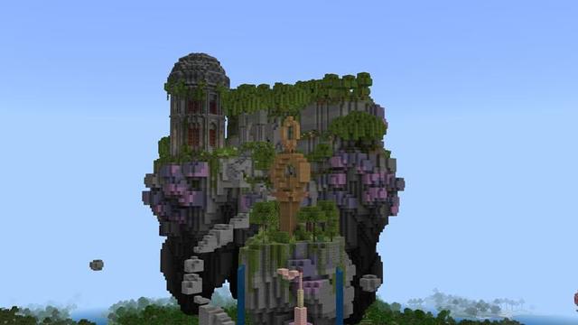 Screenshot of the Minecraft Bedrock Marketplace product Cherry Kingdom created by Razzleberries.