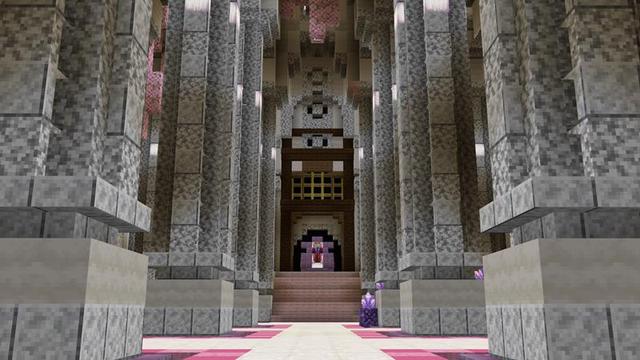 Screenshot of the Minecraft Bedrock Marketplace product Cherry Kingdom created by Razzleberries.