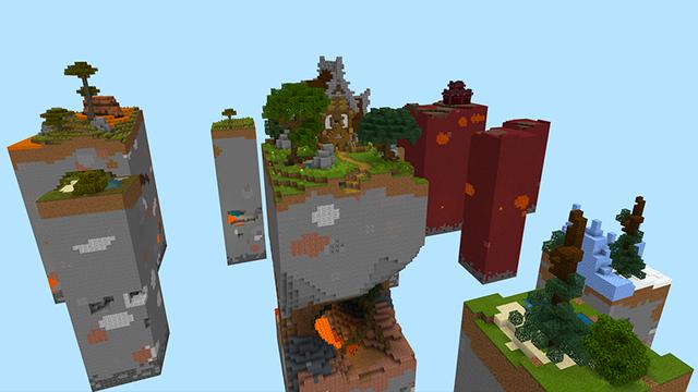 Screenshot of the Minecraft Bedrock Marketplace product Chunk Challenge created by Razzleberries.