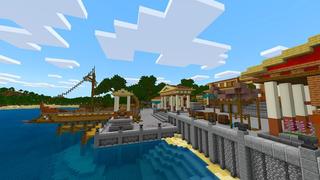 Screenshot of the Minecraft Bedrock Marketplace product City of Elysium created by Razzleberries.