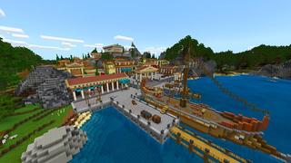 Screenshot of the Minecraft Bedrock Marketplace product City of Elysium created by Razzleberries.