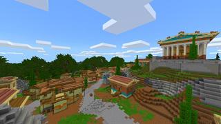 Screenshot of the Minecraft Bedrock Marketplace product City of Elysium created by Razzleberries.