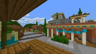 Screenshot of the Minecraft Bedrock Marketplace product City of Elysium created by Razzleberries.