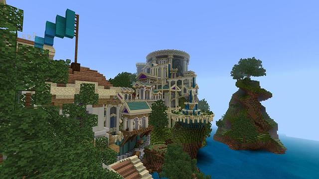 Screenshot of the Minecraft Bedrock Marketplace product City of Olympus created by Razzleberries.