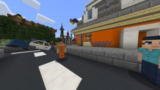 Screenshot of the Minecraft Bedrock Marketplace product City Police created by Razzleberries.