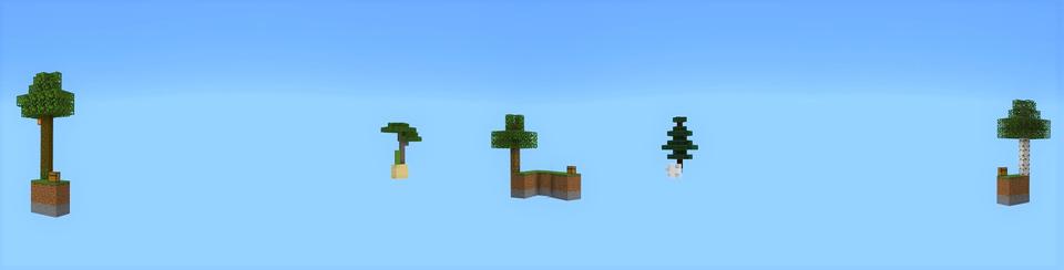 Panorama of the Minecraft Bedrock Marketplace product Classic Skyblock created by Razzleberries.