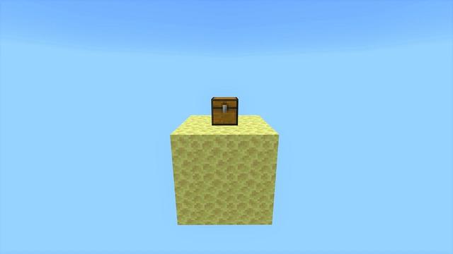 Screenshot of the Minecraft Bedrock Marketplace product Classic Skyblock created by Razzleberries.