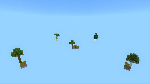 Screenshot of the Minecraft Bedrock Marketplace product Classic Skyblock created by Razzleberries.