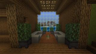 Screenshot of the Minecraft Bedrock Marketplace product Cliffside Barrel Base created by Razzleberries.