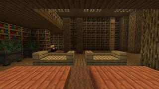 Screenshot of the Minecraft Bedrock Marketplace product Cliffside Barrel Base created by Razzleberries.
