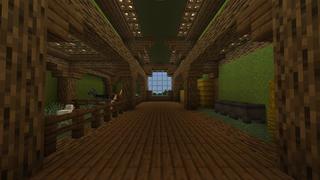 Screenshot of the Minecraft Bedrock Marketplace product Cliffside Barrel Base created by Razzleberries.