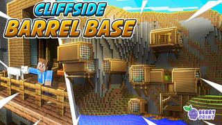 Thumbnail of the Minecraft Bedrock Marketplace product Base de tonneaux à la falaise created by Razzleberries.