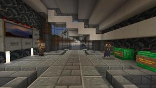 Screenshot of the Minecraft Bedrock Marketplace product Cliffside Mansions created by Razzleberries.