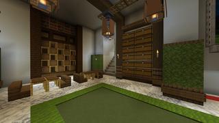 Screenshot of the Minecraft Bedrock Marketplace product Cliffside Millionaire Estate created by Razzleberries.