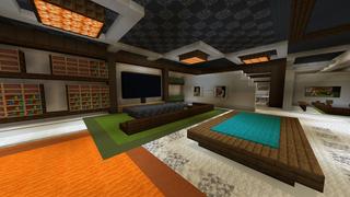 Screenshot of the Minecraft Bedrock Marketplace product Cliffside Millionaire Estate created by Razzleberries.