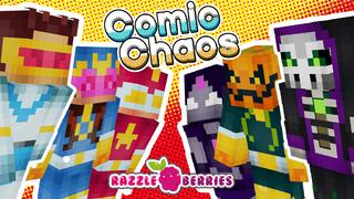 Thumbnail of the Minecraft Bedrock Marketplace product Comic Chaos created by Razzleberries.