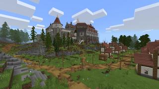 Screenshot of the Minecraft Bedrock Marketplace product Corvin Castle created by Razzleberries.