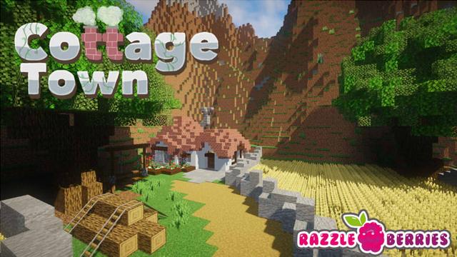 Thumbnail of the Minecraft Bedrock Marketplace product Cottage Town created by Razzleberries.