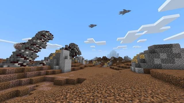Screenshot of the Minecraft Bedrock Marketplace product Crash Site created by Razzleberries.