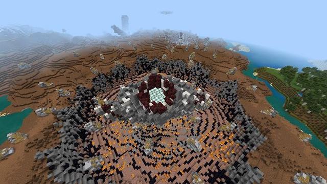 Screenshot of the Minecraft Bedrock Marketplace product Crash Site created by Razzleberries.