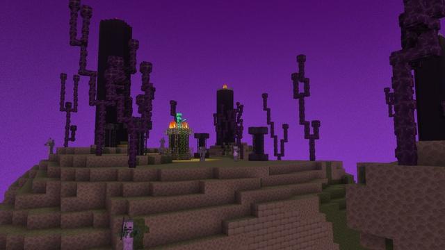 Screenshot of the Minecraft Bedrock Marketplace product Crazy Chunk Survival created by Razzleberries.