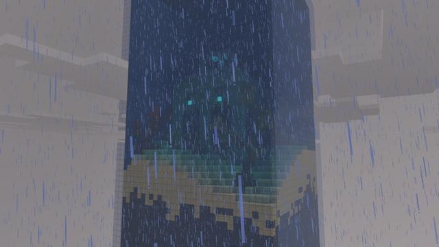 Screenshot of the Minecraft Bedrock Marketplace product Crazy Chunk Survival created by Razzleberries.