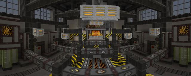 Panorama of the Minecraft Bedrock Marketplace product Creeper Factory created by Razzleberries.