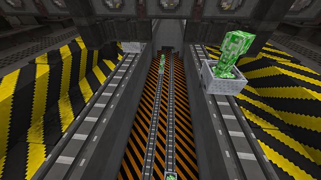 Screenshot of the Minecraft Bedrock Marketplace product Creeper Factory created by Razzleberries.