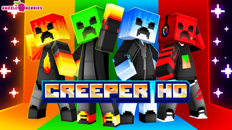 Thumbnail of the Minecraft Bedrock Marketplace product Creeper HD created by Razzleberries.