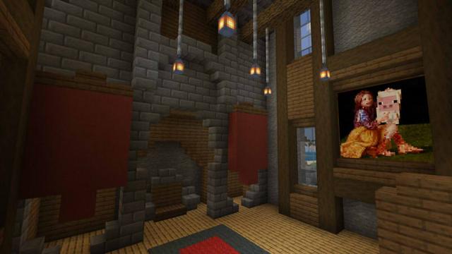 Screenshot of the Minecraft Bedrock Marketplace product Crimson Castle created by Razzleberries.