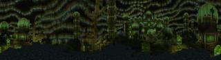 Panorama of the Minecraft Bedrock Marketplace product CTM: The Nightmare Journey created by Razzleberries.
