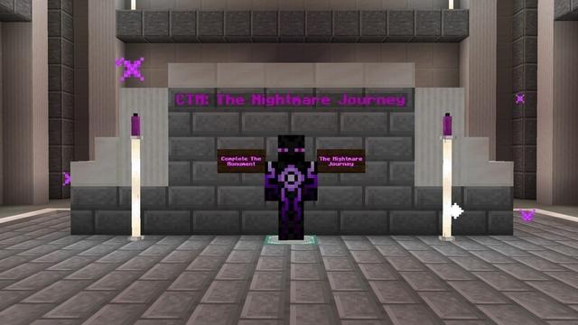 Screenshot of the Minecraft Bedrock Marketplace product CTM: The Nightmare Journey created by Razzleberries.