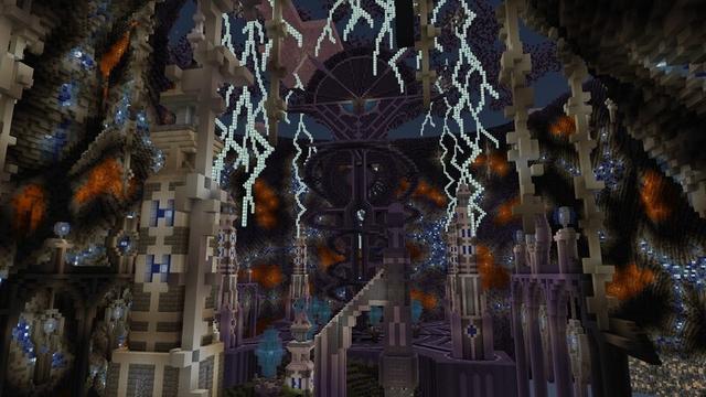 Screenshot of the Minecraft Bedrock Marketplace product CTM: The Nightmare Journey created by Razzleberries.