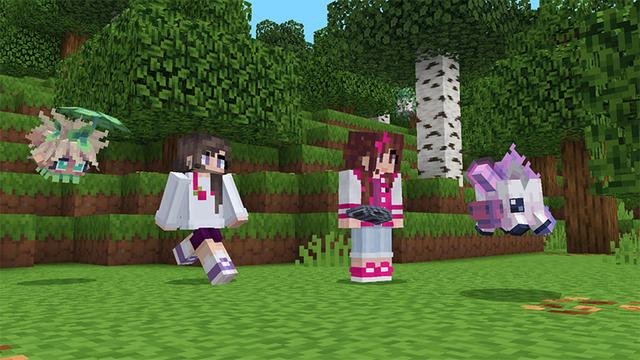 Screenshot of the Minecraft Bedrock Marketplace product Cubees created by Razzleberries.