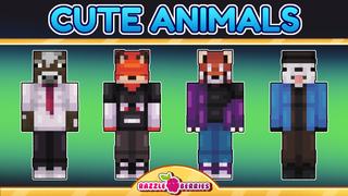 Thumbnail of the Minecraft Bedrock Marketplace product Cute Animals created by Razzleberries.