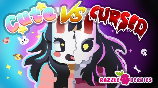 Thumbnail of the Minecraft Bedrock Marketplace product Cute VS Cursed created by Razzleberries.