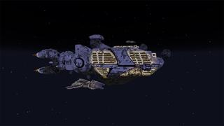 Screenshot of the Minecraft Bedrock Marketplace product Cyberpunk Space Station created by Razzleberries.