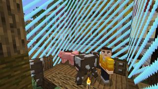 Screenshot of the Minecraft Bedrock Marketplace product Day=Border created by Razzleberries.