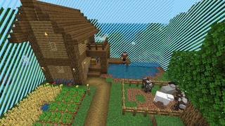 Screenshot of the Minecraft Bedrock Marketplace product Day=Border created by Razzleberries.