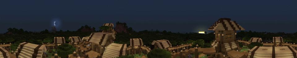 Panorama of the Minecraft Bedrock Marketplace product Deadly Spawns: Cursed Forest created by Razzleberries.
