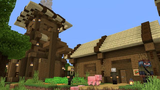 Screenshot of the Minecraft Bedrock Marketplace product Deadly Spawns: Cursed Forest created by Razzleberries.