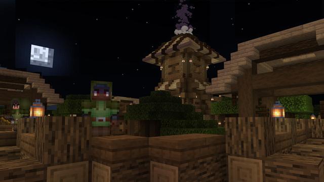 Screenshot of the Minecraft Bedrock Marketplace product Deadly Spawns: Cursed Forest created by Razzleberries.