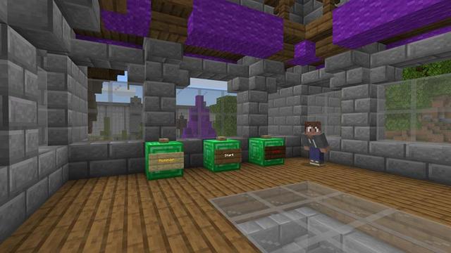 Screenshot of the Minecraft Bedrock Marketplace product Deathrun created by Razzleberries.