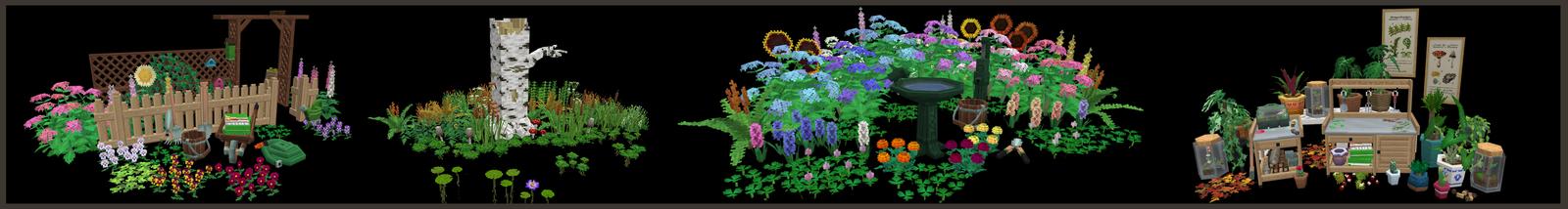 Panorama of the Minecraft Bedrock Marketplace product Decocraft Nature created by Razzleberries.