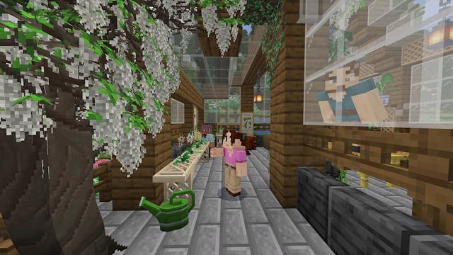 Screenshot of the Minecraft Bedrock Marketplace product Decocraft Nature created by Razzleberries.